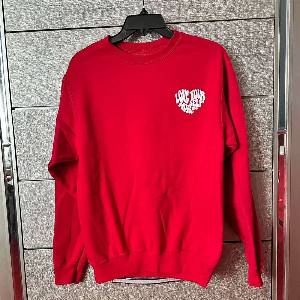 Red Valentines Crewneck Sweater